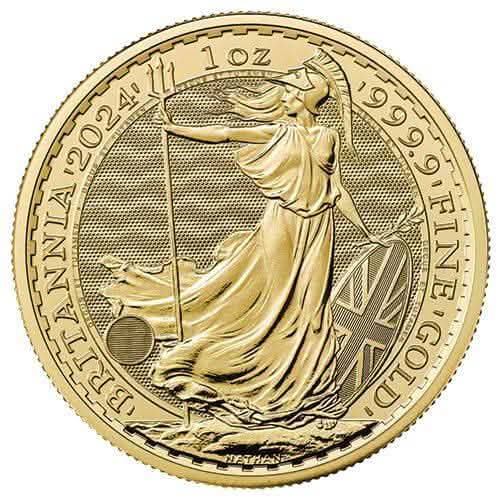 2024 1 oz Gold Britannia Coin BU - AGC