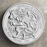 2024 1 oz Silver Beowulf & Grendel Coin - AGC
