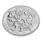 2024 1 oz Silver Beowulf & Grendel Coin - AGC