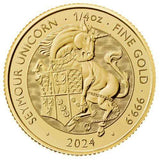 2024 1/4 oz Tudor Beast The Seymour Unicorn Gold Coin - AGC
