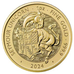 2024 1 oz Tudor Beast The Seymour Unicorn Gold Coin - AGC