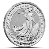 2025 1/4 oz British Silver Britannia Coin (BU) - AGC
