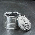 2013 1 oz Lunar Snake Privy British Silver Britannia Coin - AGC