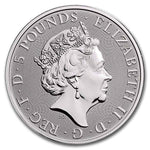 2019 2 oz British Silver Queen’s Beast Yale of Beaufort Coin - AGC