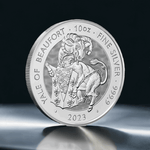 2023 10 oz British Silver Tudor Beasts Yale of Beaufort Coin (BU) - AGC