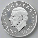 2024 10 oz Tudor Beast The Seymour Unicorn Silver Coin - AGC
