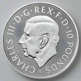 2024 10 oz Tudor Beast The Seymour Unicorn Silver Coin - AGC