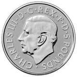 2024 2 oz Tudor Beast The Seymour Unicorn Silver Coin - AGC