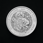 2024 2 oz Tudor Beast The Seymour Unicorn Silver Coin - AGC