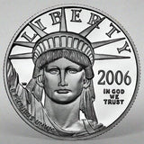 1/2 oz American Platinum Eagle Proof Coin - Random Year - AGC
