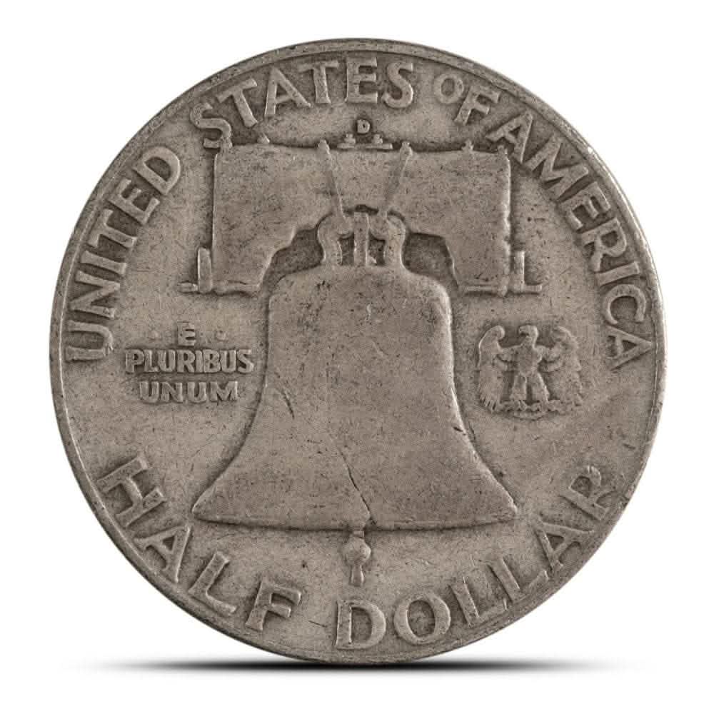90% Silver US Franklin Half Dollars - AGC