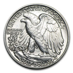 90% Silver Walking Liberty Half Dollar (BU) - AGC