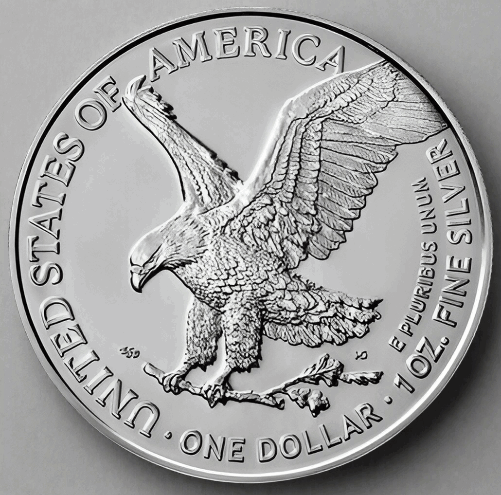 1 oz American Silver Eagle Coin - Random Year - AGC
