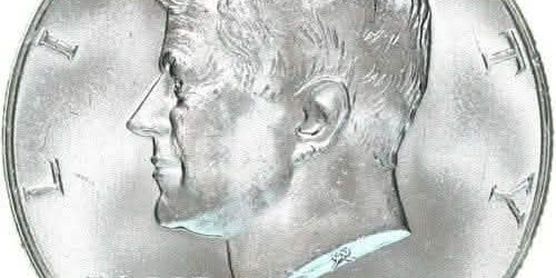 1964 Silver Kennedy Half Dollar (BU) - AGC