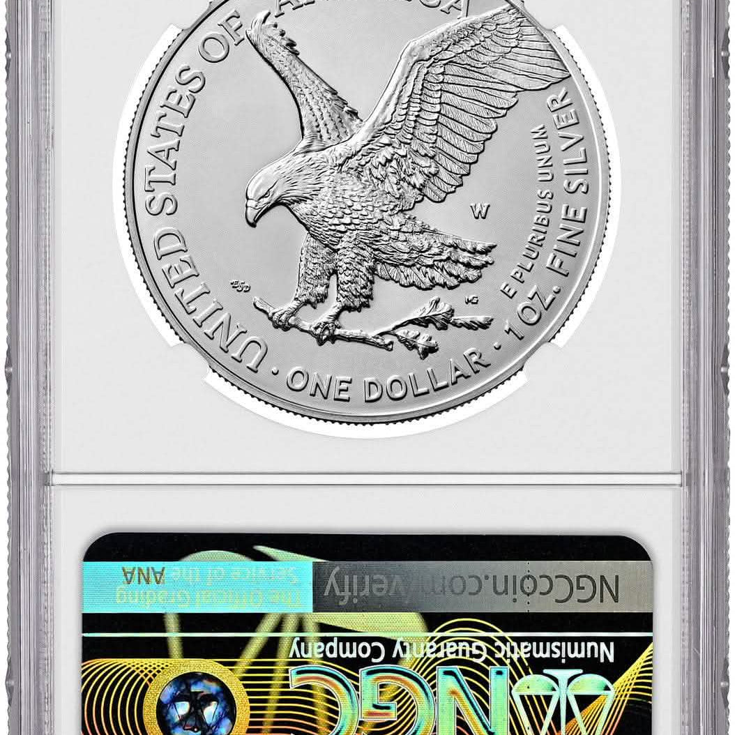 1986-2024 American Silver Eagle 40-pc Set NGC MS69 - AGC