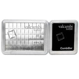50 Gram Valcambi Platinum CombiBar (50x1g, w/ Assay) - AGC