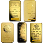 10 oz Gold Bar (Varied Condition, Any Mint) - AGC